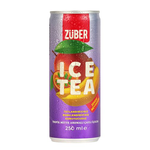 züber52877 Züber Tropik Meyve Aromalı Çaylı İçecek 250 Ml