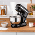 13999 Emsan Bella Gusto Comfort Kıyma Çekme Aparatlı Hamur Yoğurma Makinesi Siyah 1300W 5,5L 1