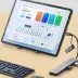 8 in 1 Usb Çevirici Notebook Macbook Type-C Uyumlu Görüntü Aktarıcı Hub (4745) 4