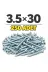 akatsuki 250 Adet 3.5X30 Sunta Vidası (Yıldız Başlı)3.5*30 1
