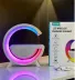 Akıllı Masa Lambası Hoparlör Led Işık &amp; Kablosuz Şarj Alk2289 2