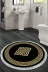 Alanur Home 656M-Trend-Banyo-Yuvarlak Eko Trend Djt Banyo Paspası Yıkanabilir Kaymaz Taban 656M Yuvarlak Modern Gold 1