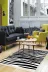 Alanur Home 900621 Alanur Star Kaymaz Pamuk Tabanlı Saçaklı Dijital Halı Si?yah 1