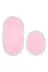 Alanur Home ZARO15 Zara Oval 2 Li Banyo Takımı (65 X 115 - 55 X 65 ) Pembe 4