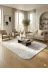 ALTUN CARPET EYRT8UHJIK9 Modern Beyaz Pelüş Kaymaz Taban Solan Koridor Halisi 12Ml Hav Yüksekliği 2 Cm Kalinlik 4