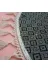 ALTUN CARPET YATAKHUGYUFTY 3Lü Açık Pembe Modern Post Pelüş Kaymaz Ponpon Saçaklı Yatakodası Takımı 2 Adet 80*150 1 Adet 80*300 3