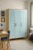 arionkids ARIONDLP79 Mavi Dolap 3 Kapaklı-Çekmeceli | %100 Mdf | Rehau Kapaklı | Çekmeceli | Ağaç Ayaklı 1