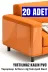 Arnee M1LMN01 20 Adet Kedi Koltuk Tırmalama Koruyucu Şeffaf Yapışkanlı Mobilya Tırmalama Önleyici Bandı 20X50 Cm 1