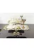 atabey home collection TYC2931DE6E1AC53F1 6 Adet Baton Gümüş Sunum Tepsisi Gold Gül Çerçeveli & Kahve & Çay Tepsisi 32Cm 2