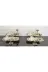 atabey home collection TYC2931DE6E1AC53F1 6 Adet Baton Gümüş Sunum Tepsisi Gold Gül Çerçeveli & Kahve & Çay Tepsisi 32Cm 3