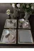 atabey home collection TYC2931DE6E1AC53F1 6 Adet Kahve & Çay & Sunum Tepsisi Gümüş Tepsi Döküm Gold Çerçeveli 3