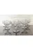 atabey home SEDYAKASE 6 Adet Magnolıa Kasesi & Dondurmalık & Şekerlik & Çerezlik Cam Ayaklı Gümüş Detaylı 9 Cm 250 Ml 3