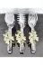 atabey home TYCL8B34MN170125353660002 Gümüş Servis Maşa Seti 3'lü Krem Kelebek Makarna/pasta/yemek/sunum Maşası 1