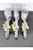 atabey home TYCL8B34MN170125353660002 Gümüş Servis Maşa Seti 3'lü Krem Kelebek Makarna/pasta/yemek/sunum Maşası 3