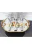 atabey home TYCL8B34MN170125353660002 Gümüş Servis Maşa Seti 3'lü Gold Papatya Beyaz Makarna/pasta/yemek/sunum Maşası 3