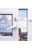 Ayder Timya P200968S3618 Anahtarlı Halatlı Pvc Kapı Pencere Emniyet Kilidi (Timya/go1395) 200968 2
