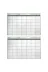 Ayder Timya P204604S3532 Manyetik Yapışkanlı Bir Aylık Program Planlayıcı Takvim 85X56 Cm (Timya/go1395) 204604 3