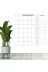 Ayder Timya P204617S2798 Aylık Planlayıcı Manyetik Duvar Stickerı Takvim Plan Çizelgesi (Timya/go1395) 204617 3