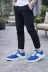 Aymood 159584AYM Jy011 Line Erkek Günlük Bağcıklı Süet Spor Sneaker Ayakkabı Sbt - Mavi/beyaz 1