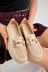 Aymood 23445 Kadın Nude Zincir Tokalı Kalın Taban Pu Deri Günlük Klasik Topuklu Loafer Makosen Ayakkabı F Krem Te 1