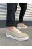 Aymood JY165AYM Jy165 Elite Bağcıklı Süet Erkek Günlük Sneaker Ayakkabı Sbt - Krem 1