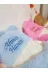 Baby Clime İSİM-DIŞUYKUTULUMU İsim Nakışlı Uyku Tulumu Dış Kundak Mavi - Welsoft Kapüşonlu Çift Katman Ayaklı Model 2