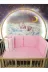Baby Clime KOR-70130-1. 70X130 Beşik Yatak Yan Korumalık 4 Parça - Pembe Yıldız Desen (Çarşaf Hariç) 2