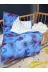 Baby Clime USR-6-90130-1. Erkek Bebek Uyku Seti - Çift Taraflı 95X135 Yorgan, Yastık, Çarşaf, Hediye Bulut Yastık 1