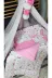 bebek_iklimi USRENK-70110-01 70X110 Park Yatak Kız Bebek Uyku Seti - Likralı Lüks Cibinlikli Aparat Dahil 1