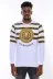 Beyaz Baskılı Taşlı Bisiklet Yaka Sweatshirt - Wessi 4