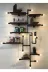 Blbndesign RafNo435 Dekoratif Duvara Borudan Raf Ve Aydınlatma Lambader 1