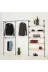 Blbndesign RafNo599 Dekoratif Borudan Raf Ve Askılık 225 Cm 1