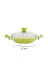 Bonera 470.006 6 Parça Seramik Omlet Set Yeşil 2