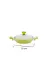 Bonera 470.006 6 Parça Seramik Omlet Set Yeşil 4