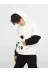 Casabony CS-23K-007 Panda Unisex Mobil Çantalı Krem Sweatshirt 2