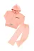 Casabony CS-25S-050 Pembe %100 Pamuk Şardonlu Kız Çocuk Eşofman Takım 3