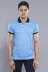 Çiçek Desenli Turkuaz Polo Yaka T-shirt | Wessi 3