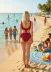 Closet Şık Tasarım Burgulu Hızlı Kuruyan Bordo Yüksek Bel Bikini Takımı 2