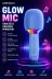 Çocuk ve Yetişkin Karaoke Mikrofonu Kablosuz RGB Ambiyans Işığı Ses Değiştirme Modlu Hoparlör 3