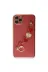 DGY STORE A0046-16496 İphone 11 Pro Max Kılıf Esila Silikon - Kırmızı 2