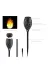 DGY STORE TYCDE05629BF0B58FD0845400 Solar Alev Efektli Bahçe Lambası 4