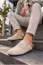DMR Elegance AYK-BYJOY-JY73849305712 Jy0456 Rayn Bağcıksız Hakiki Süet Deri Erkek Günlük Mantar Taban Loafer Klasik Ayakkabı Hdmt - Krem 2