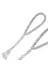 DMR Elegance DMR-GMSH-BRKD-BD1600001 Gümüş Kazaziye Tesbih 1