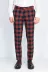 Ekose Desenli Slim Fit Lacivert Erkek Pantolon - Wessi 2