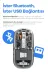 Epilons P109148S3227 Bluetooth Usb Çift Modlu Sessiz Mouse, Şeffaf Mıknatıslı Kapaklı, Type-C Şarjlı, Dpi Ayarlı, Kablosu 3