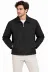 Erkek Su İtici Rüzgar Keser Astarlı Tam Fermuarlı 4 Mevsim Regular Fit Mont Ceket - Siyah - 2XL - Siyah 2