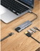 Fulltech Fh20 5-In-1 Usb-C Çoklayıcı Adaptör 100W Pd Hızlı Şarj 4K Hdmi Ethernet 2X Usb 3.0 1