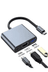 Fulltech FH7 HUB Fh-7 3'ü 1 Arada Usb-C Hub: Usb 3.0, Pd 100W Type-C, Ultra Hdm & Usb Çevirici Çoklayıcı 4K/30Hz 3