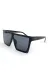 GZXX1026004500681026 Kare Büyük Unisex Leopar Güneş Gözlüğü 3