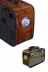 Hafk HFK-MMEYTDUCZZZZKTF1467RADYOOOO2 Mey İthalat® Nostaljik Görünümlü Ahşap Radyo Tf Sd Usb Girişli Led Fener Işıklı 4